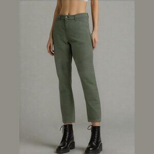 Women's Joe Fresh Army Green Pants Classic Slim Size 14 Pants / Trousers